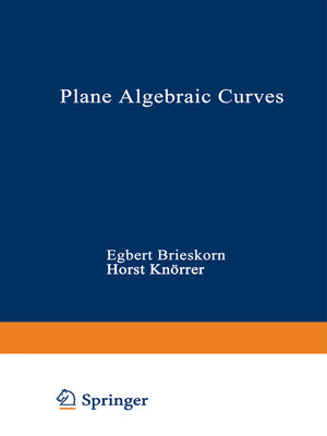 cover image of Plane Algebraic Curves